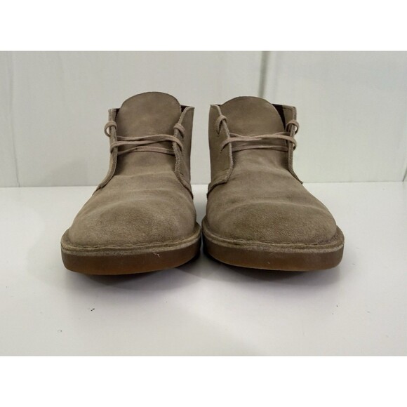 Clarks Suede Chukka Boots  Beige Taupe Men’s 12 M Lace Up Boots Light Academia main image 13